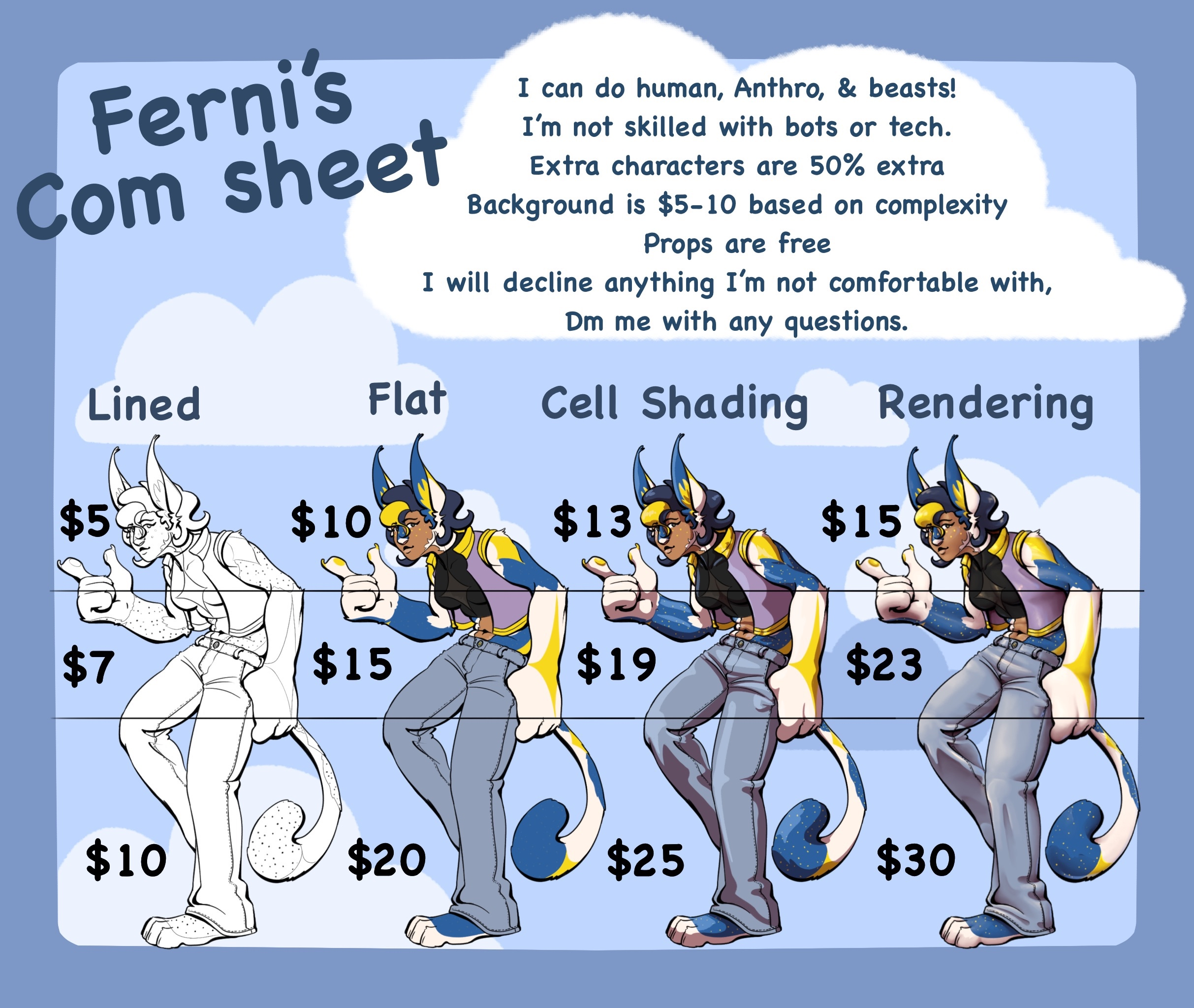 commission sheet for fullsize characters
