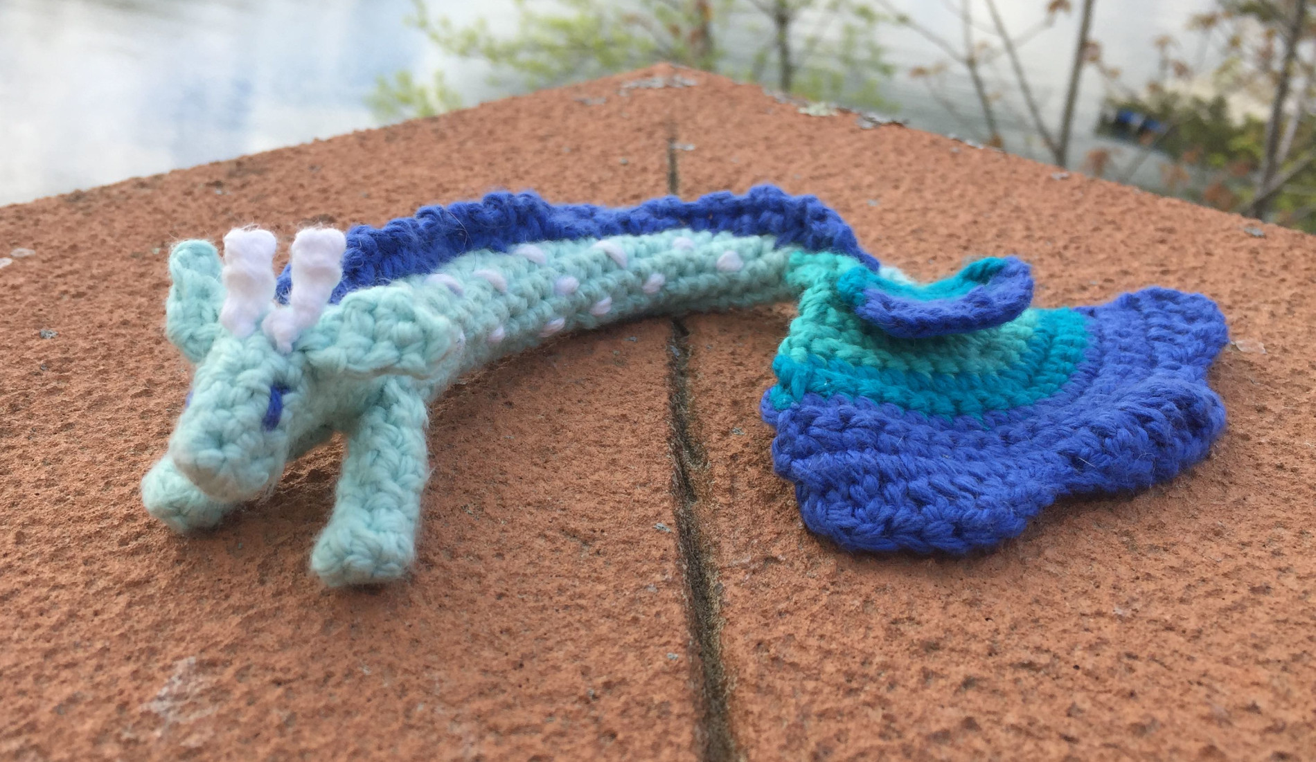 palm sized crocheted plushie