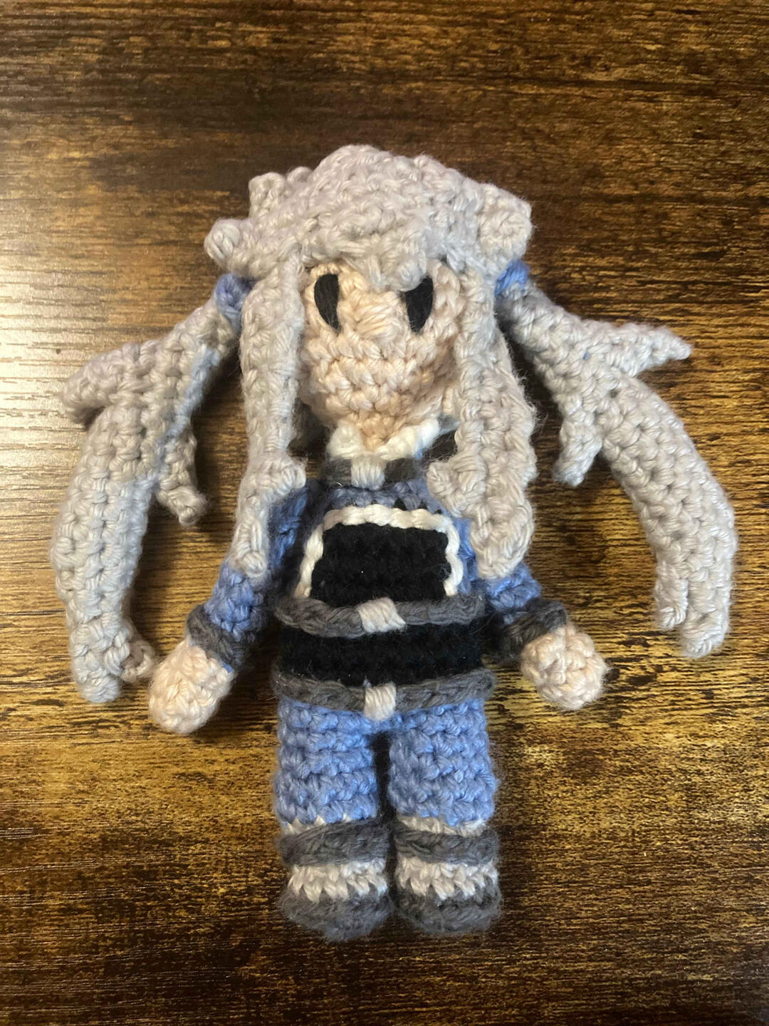 palm sized crocheted plushie