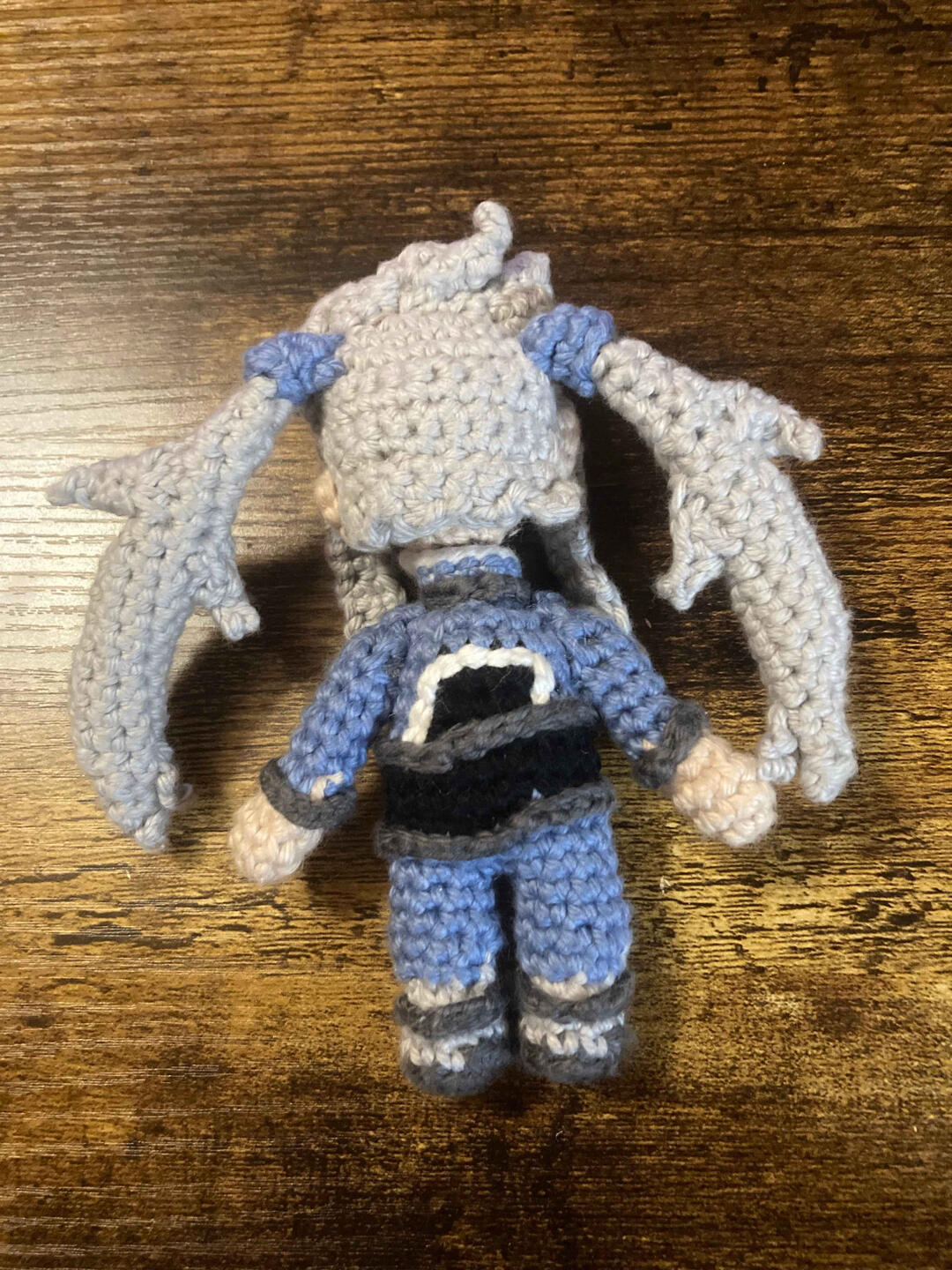 palm sized crocheted plushie